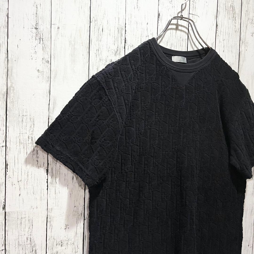 極美品 Dior オブリーク柄定番カラーtシャツ 人気モデル トロッター メンズ