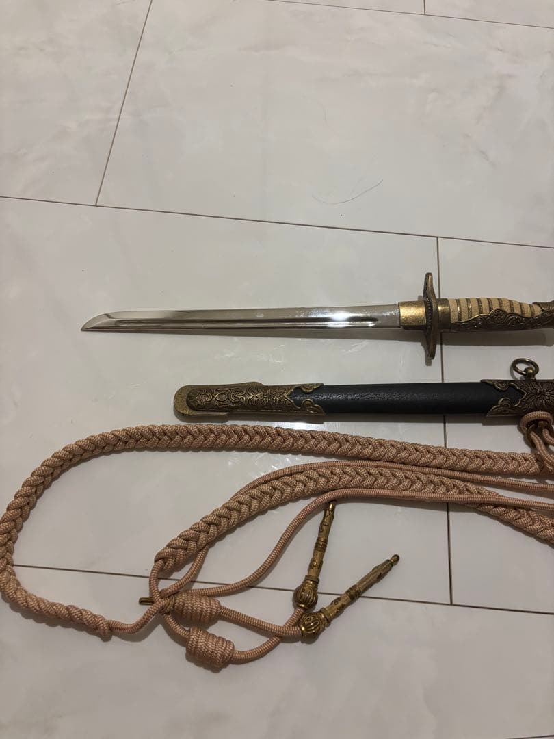 希少品　旧海軍 士官 短剣　模造刀　激レア　儀礼刀　年代物　軍刀　骨董　古美術