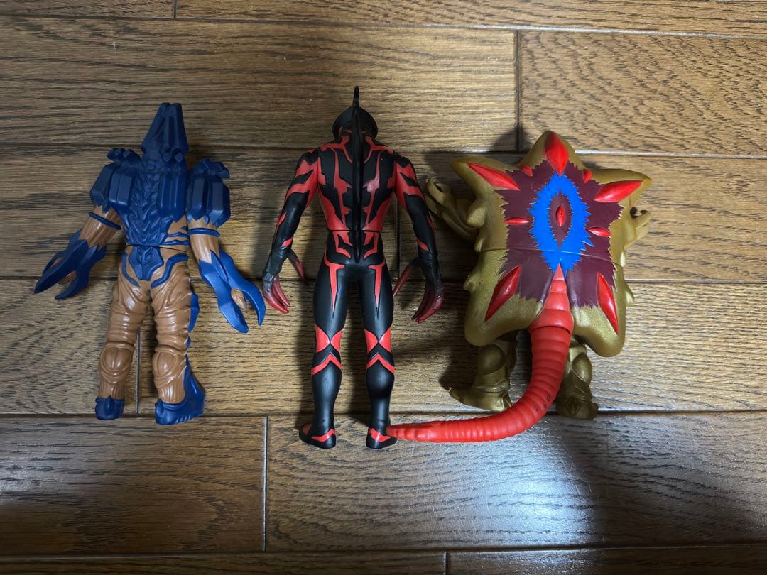 ベリアル、ウルトラマンゼロソフビセット(旧サイズ)