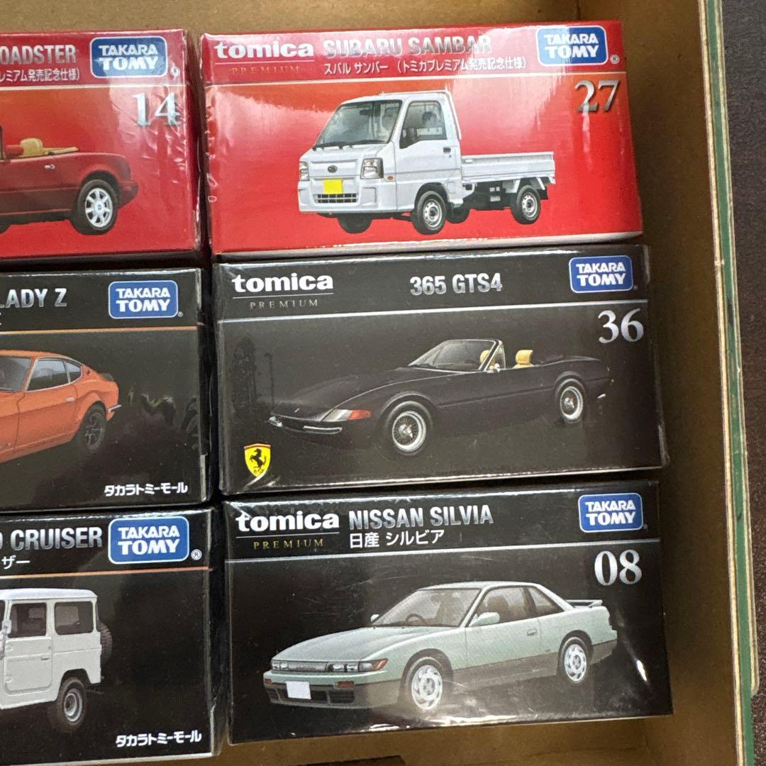絶版トミカプレミアム　未開封9台セット　発売記念仕様、タカラトミーモール限定など