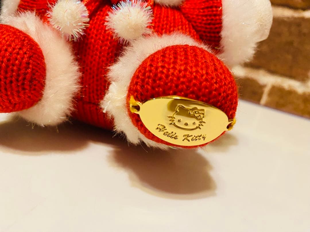 激レア❗️30周年限定品❗️ハローキティ スェード調ぬいぐるみ！平成