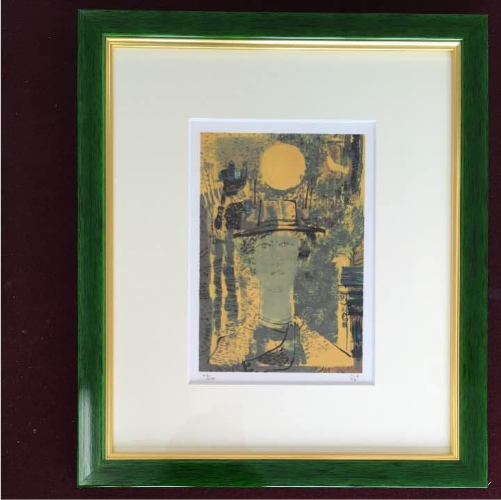 早川義孝油彩画 サインあり F6