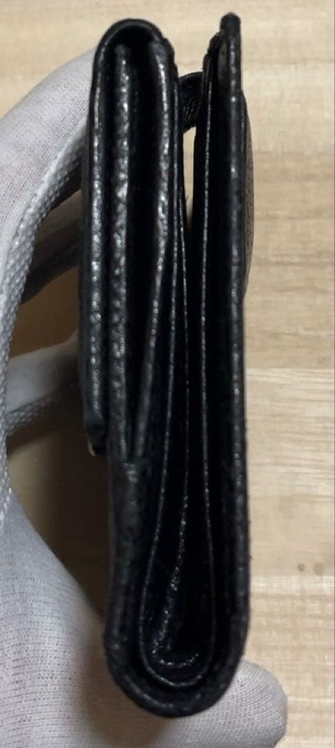 【箱付き】 GUCCI グッチ 二つ折り 財布 GG キャンバス レザー