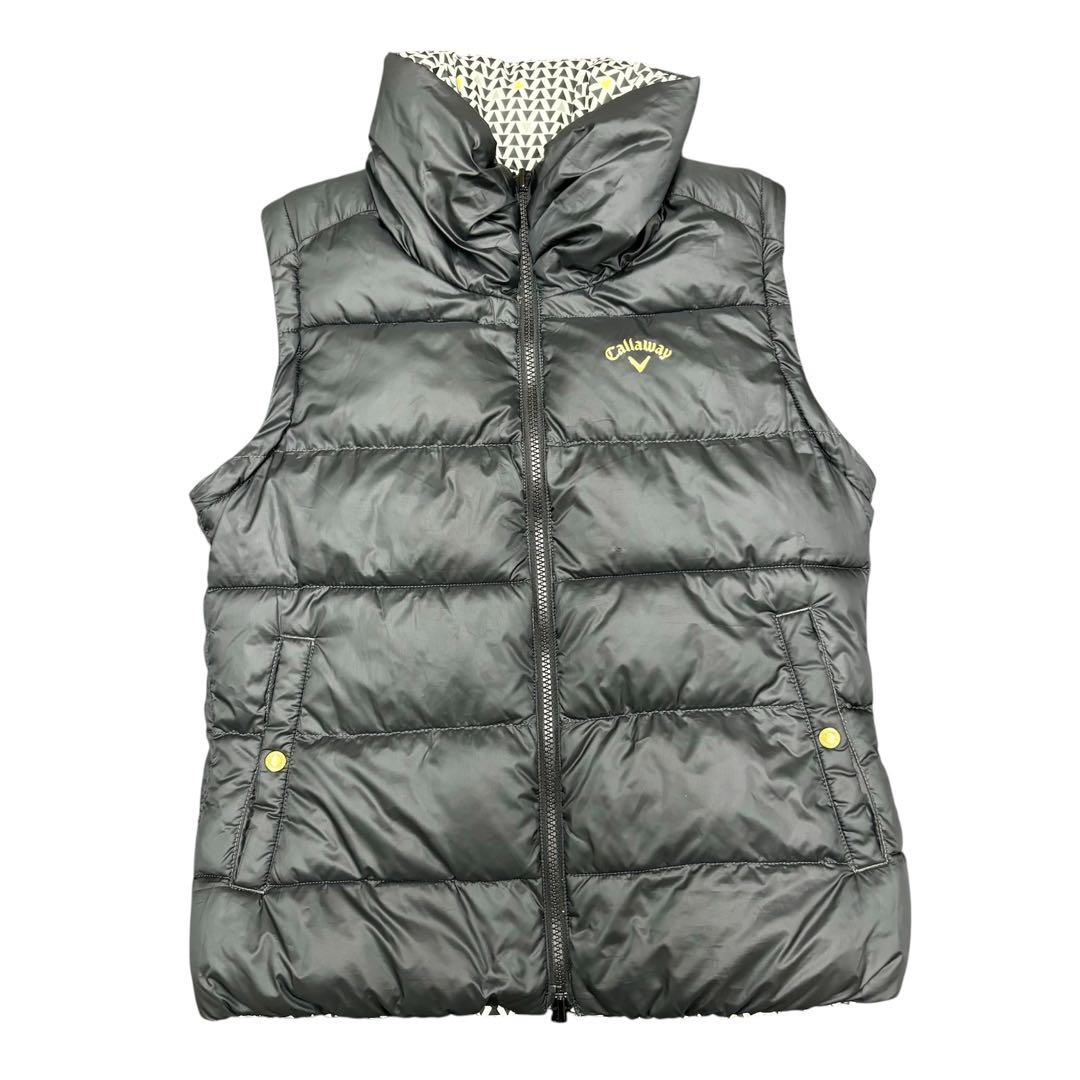 【Callaway】リバーシブル ダウンジャケット 4way 袖取外し可（M）