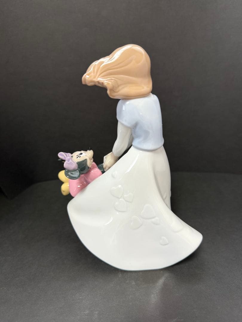 新品未使用 陶器置き物 NAO × ディズニー ミニーの親友 箱付き 送料