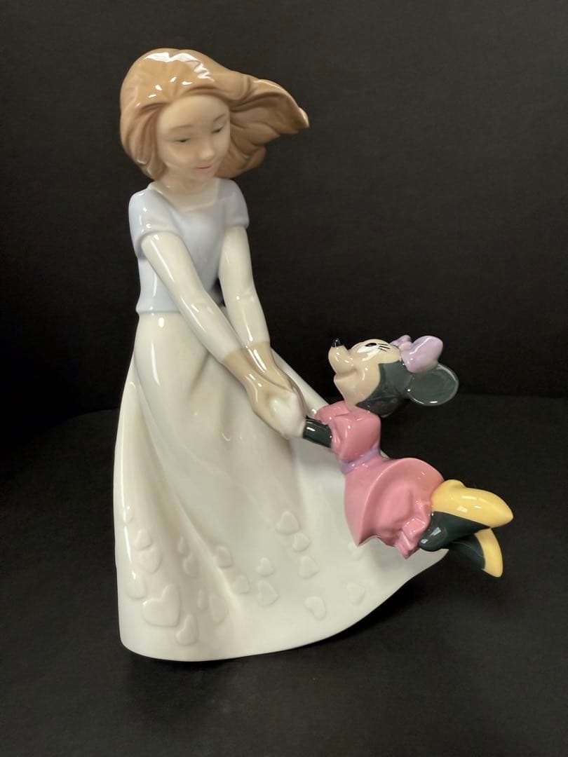 新品未使用 陶器置き物 NAO × ディズニー ミニーの親友 箱付き 送料