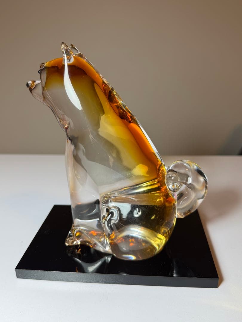 津軽びいどろ 2018年 干支「戌（犬）」置物