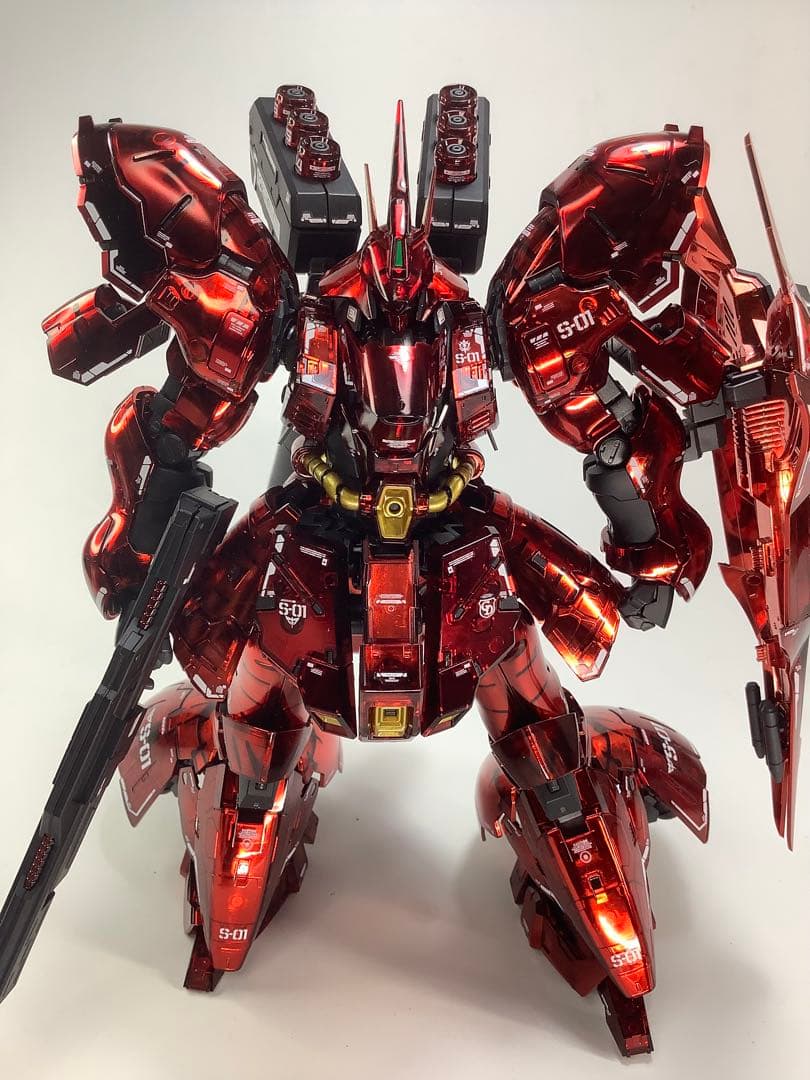 ガンダムベース限定 RG MSN-04 SAZABI 【メカニカルコアメッキ