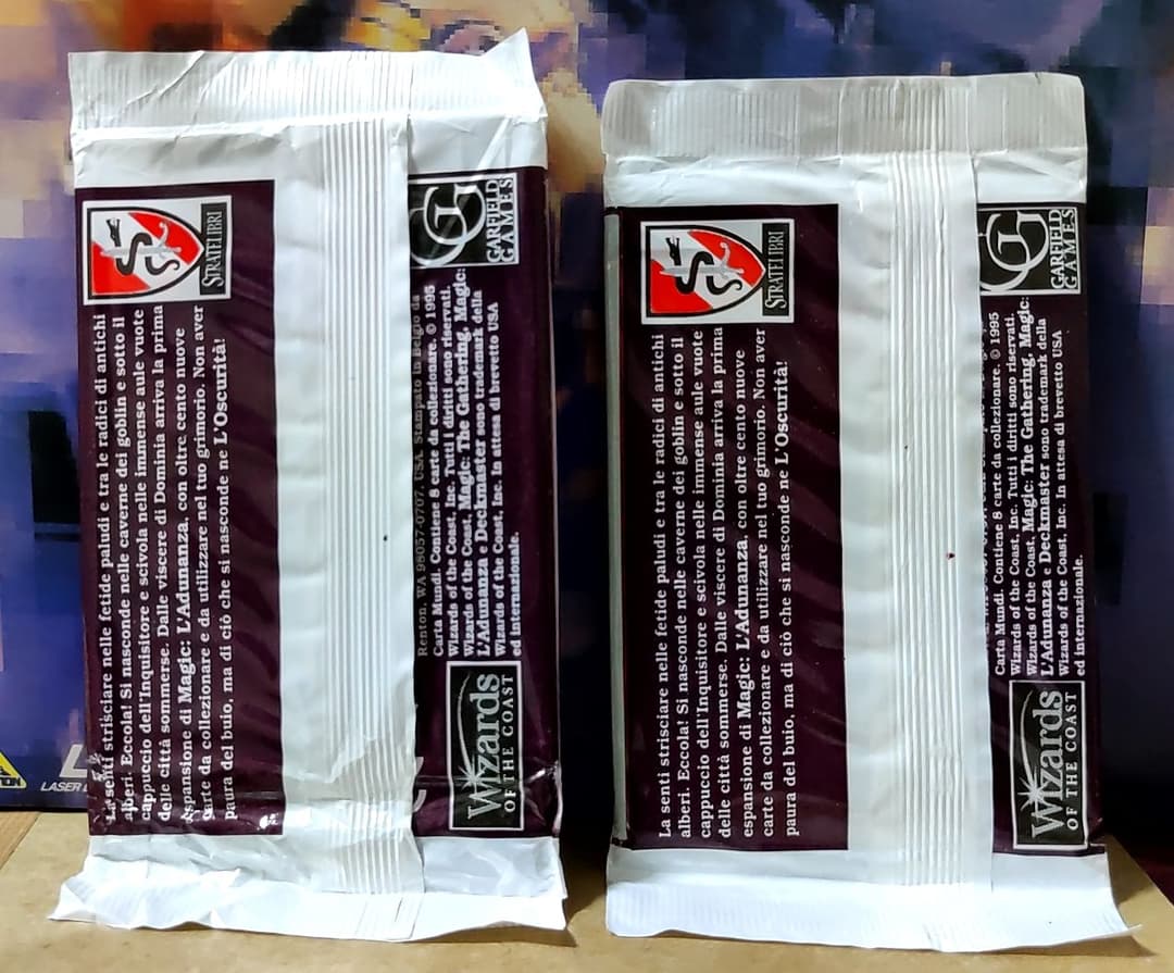 MTG 未開封ブースターパック✕2 ザ・ダーク The Dark イタリア語