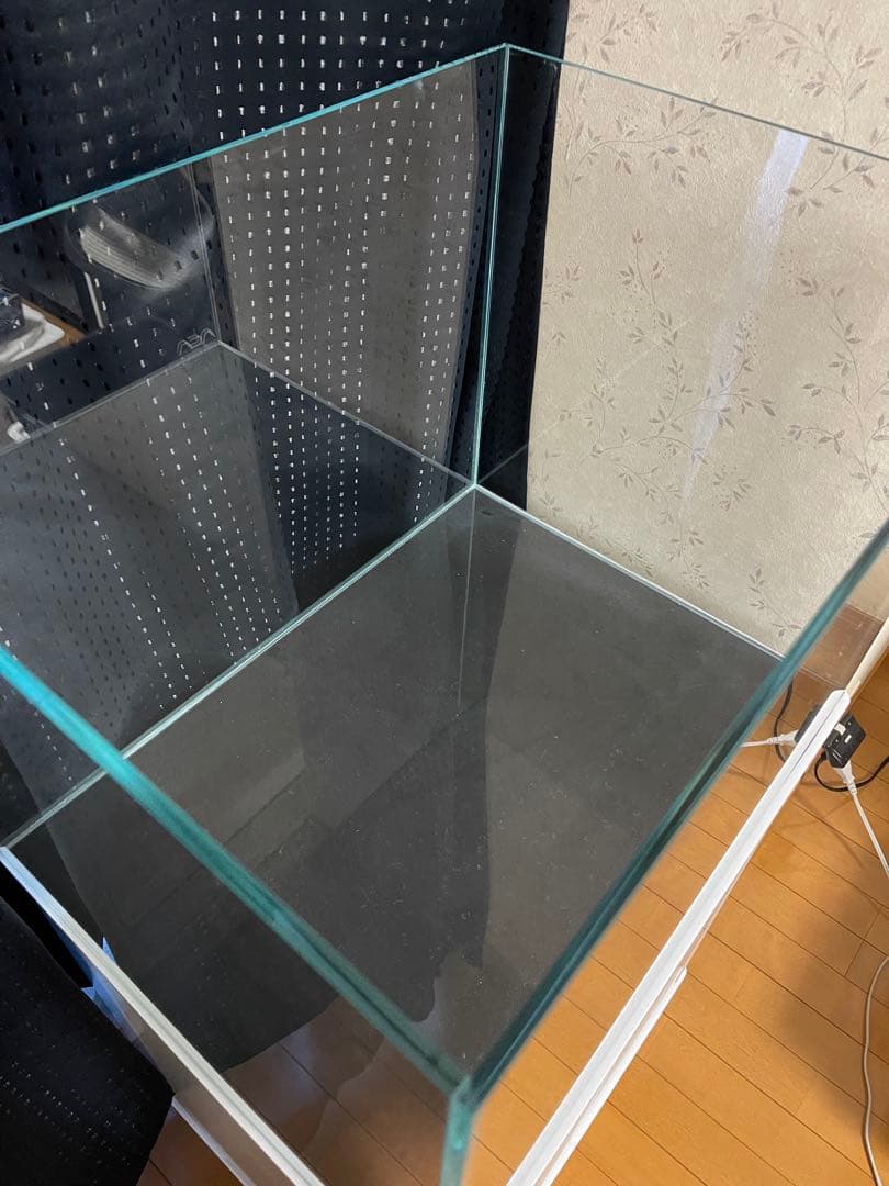 直接渡し限定】高級クリア水槽60×45×45cm＆水槽台 愛知県一宮市近郊