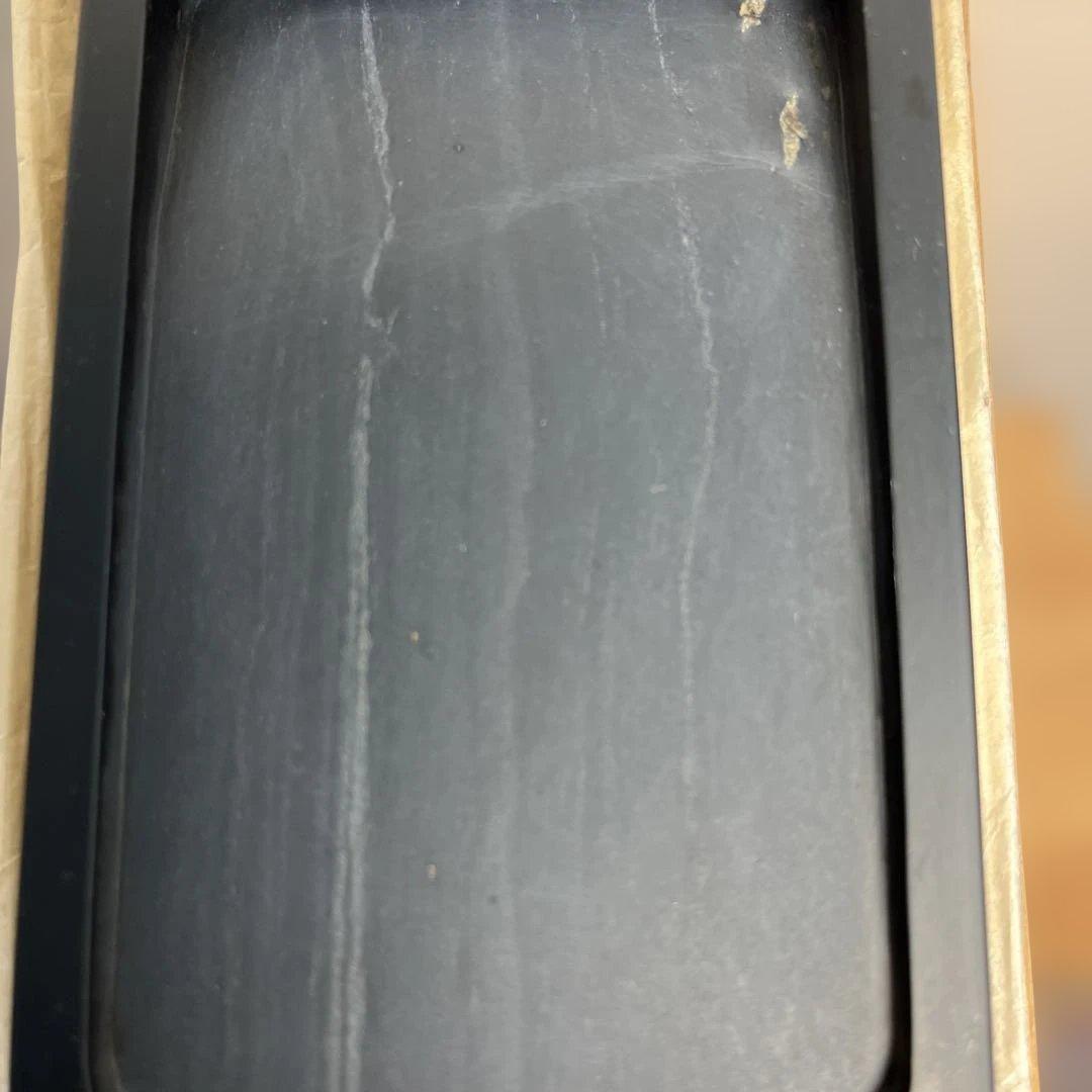 ⭕️雨端硯 祥雲に富士彫刻 11世 雨宮静軒 甲斐銘石 姿美しい 女性好み