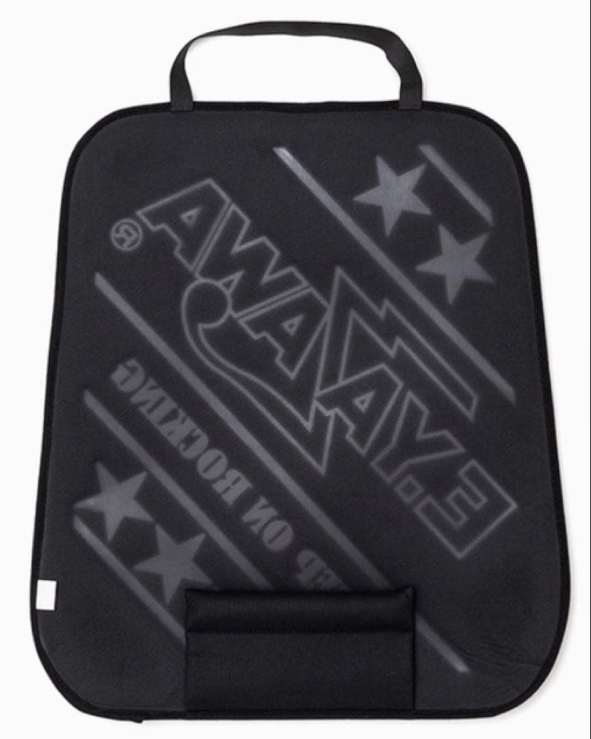 矢沢永吉 希少 カーシートクッション(ロゴ)ブラック 品切れ