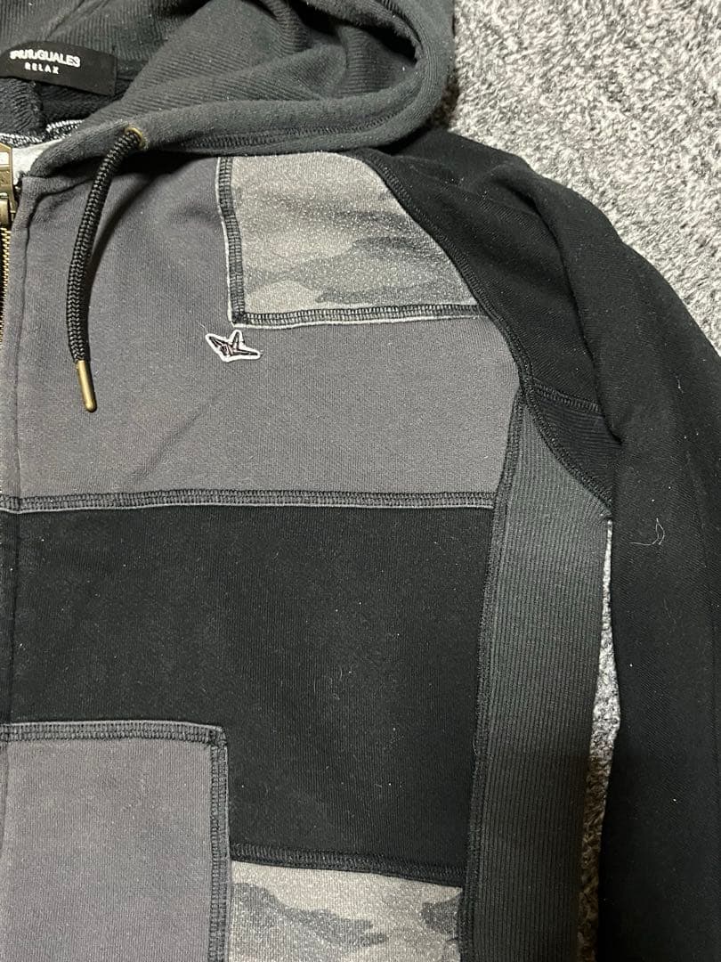 1PIU1UGUALE3 RELAX カモフラ スウェット セットアップ XL