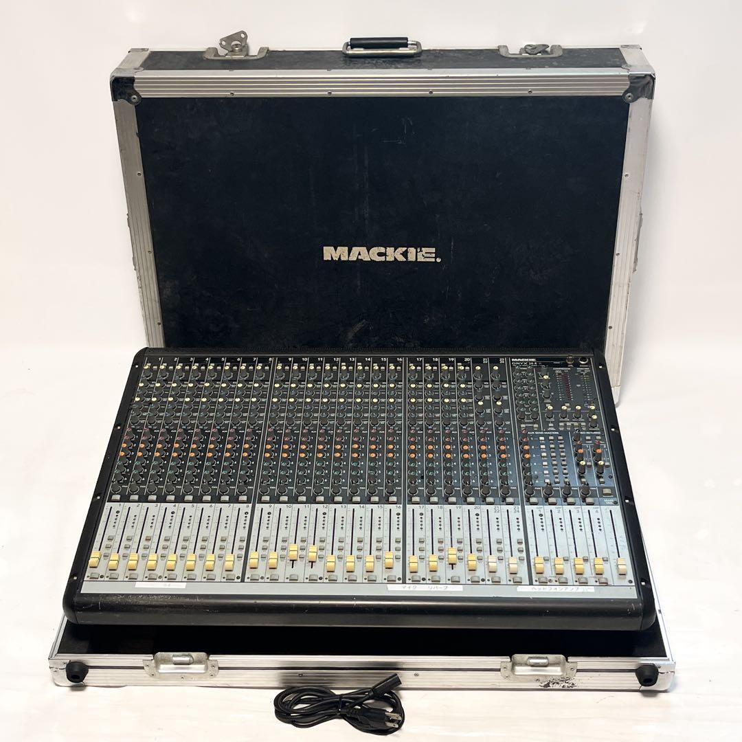 希少 MACKIE アナログミキサー ONYX24.4 マッキー ハードケース付