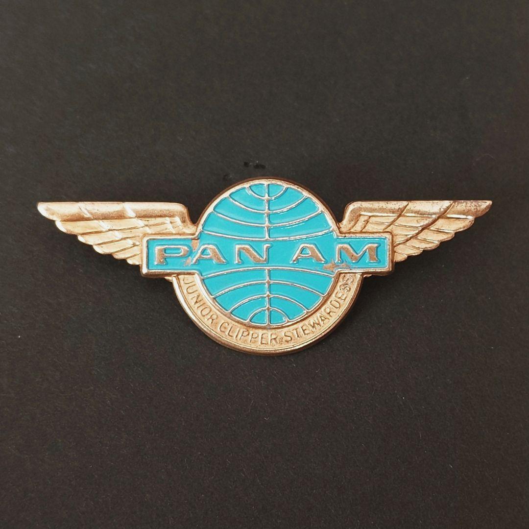 実物!1960年代!パン・アメリカン(パンナム)航空スチュワーデスウィング