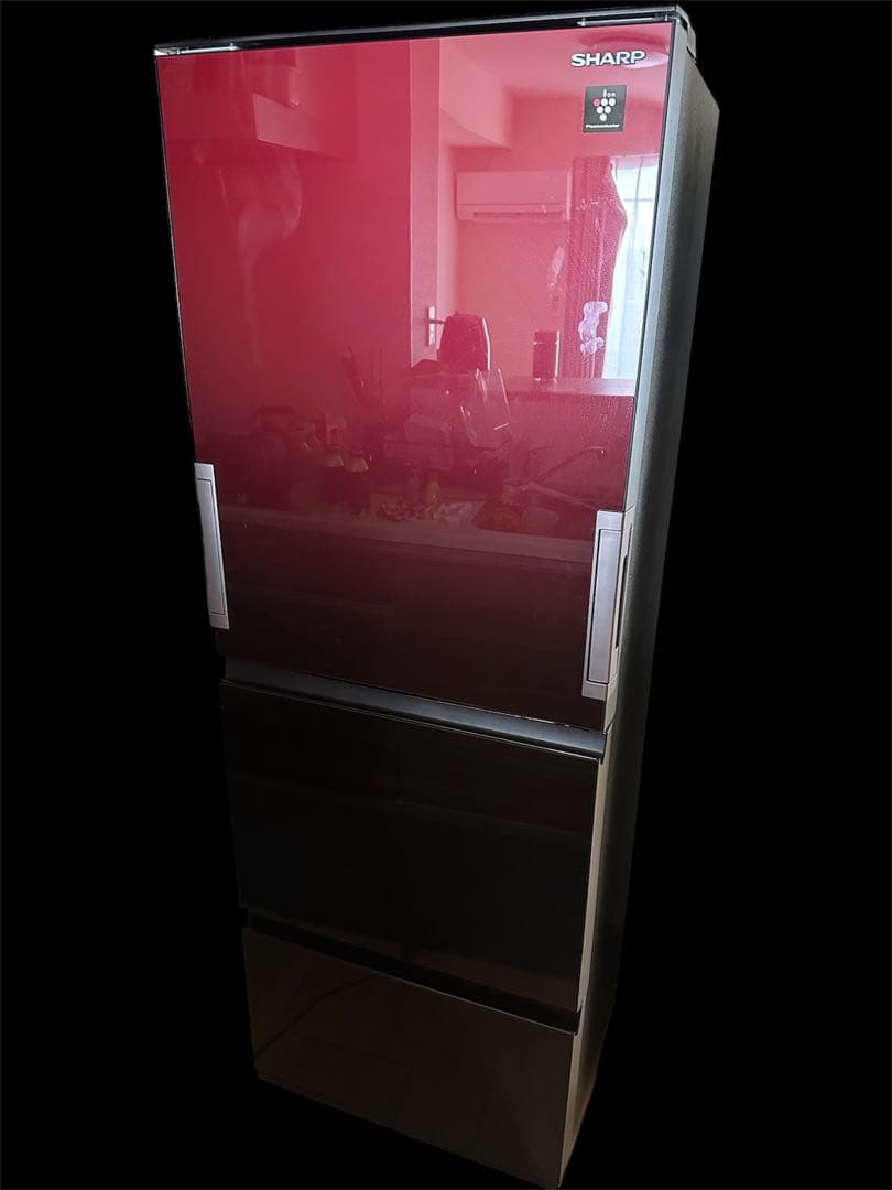ヒ*ロ様 SHARP 3ドア冷蔵庫 レッド SJ-GW35J-R 2023年製 SHARP(シャープ) 2023年製 350L 3ドア 冷凍冷蔵庫 SJ-GW35J-R 販売中