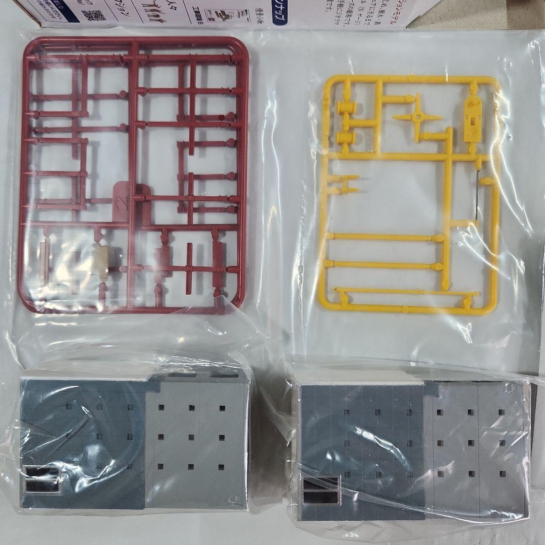 ジオコレ 1/150「建築中の建物×3種 & 工事現場小物×3種」6点セット