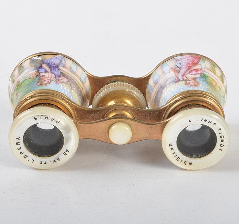 オペラグラス 七宝 PARIS TISSOT OPTICIEN M R4315 オペラグラス 七宝