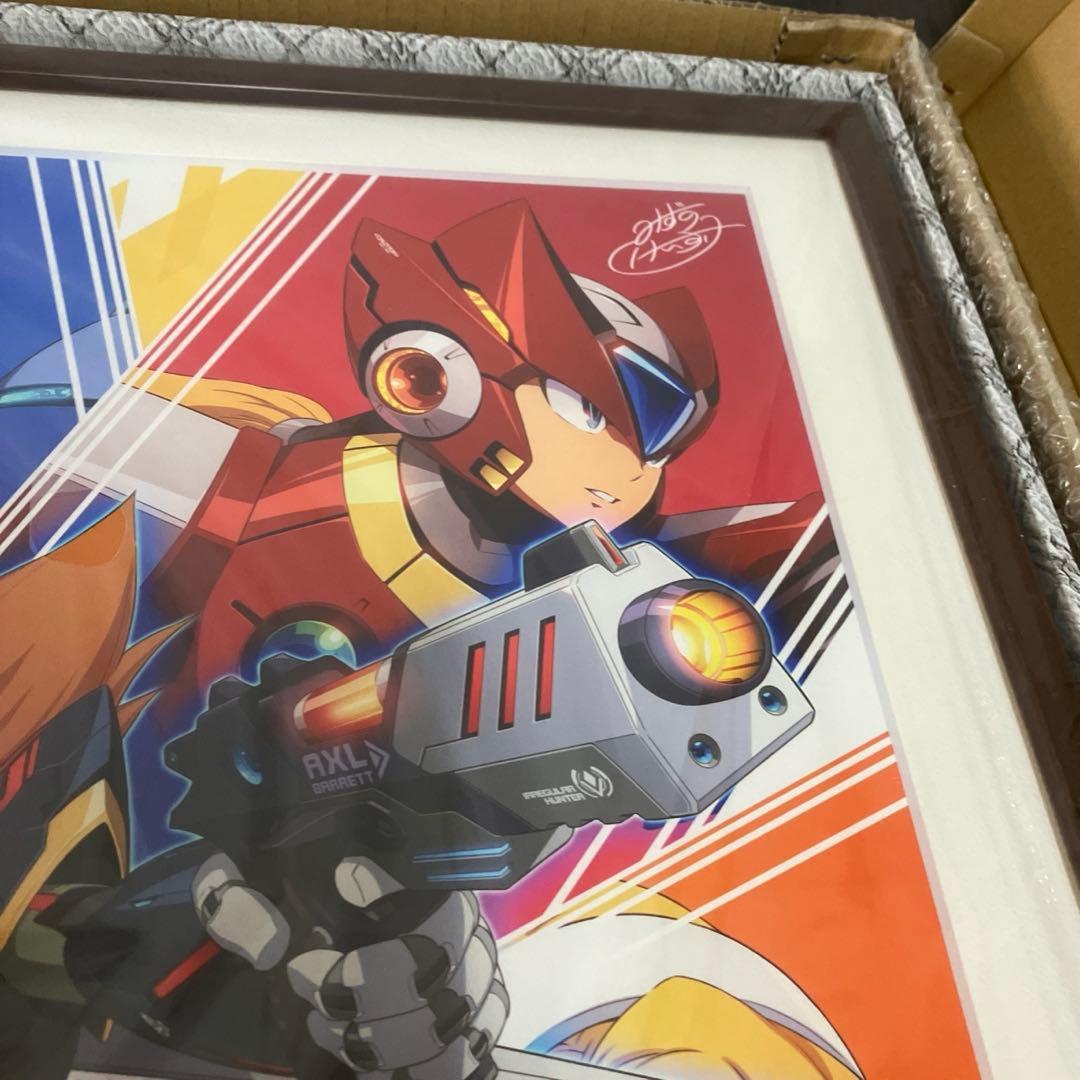 ロックマンX 25周年記念 額装グラフィックアート 受注生産品 イーカプコン