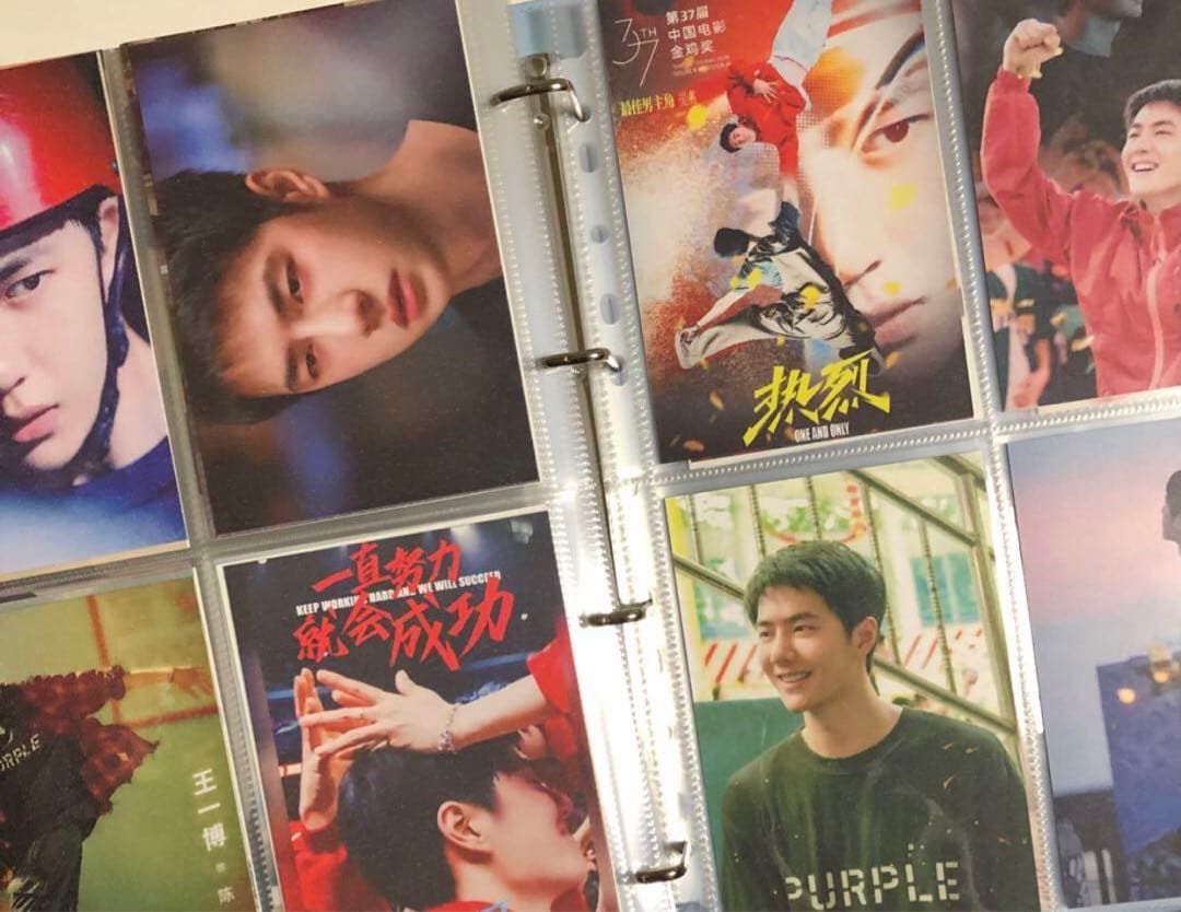 特価 王一博 カードバインダー＋カード入 リフィル50枚分付 アルバム