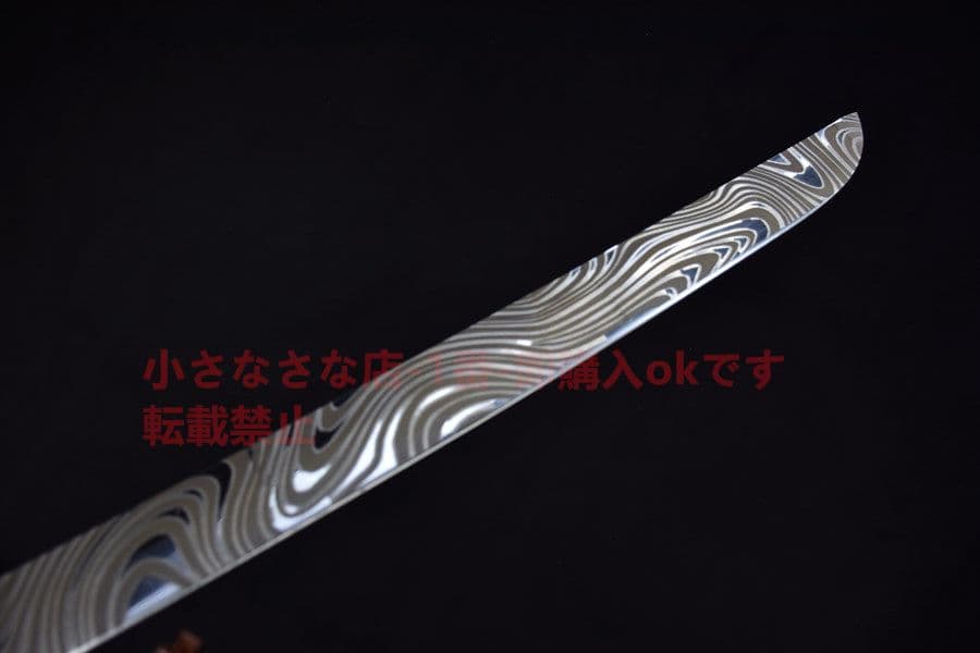 ダマスカス紋 武具　刀装具　日本刀　模造刀   居合刀