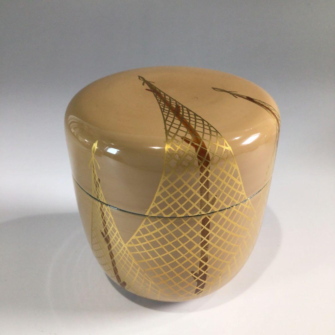 P780 棗 4点揃 『蒔絵師 中村湖彩作』『四季棗』 共箱 茶道具