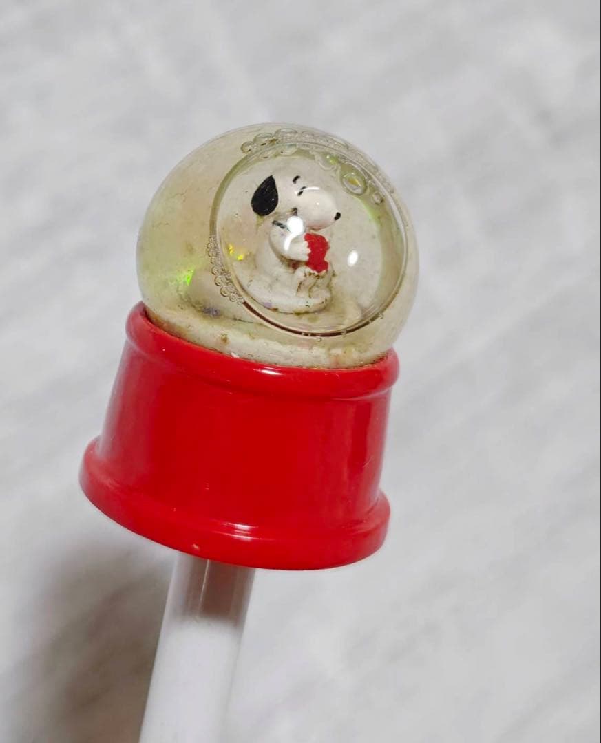 PLAZA限定 2018 スヌーピー PEANUTS ウォータードームペン レア