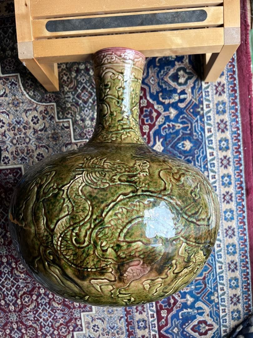 中国古美術 花瓶 在銘 大明宣德年製