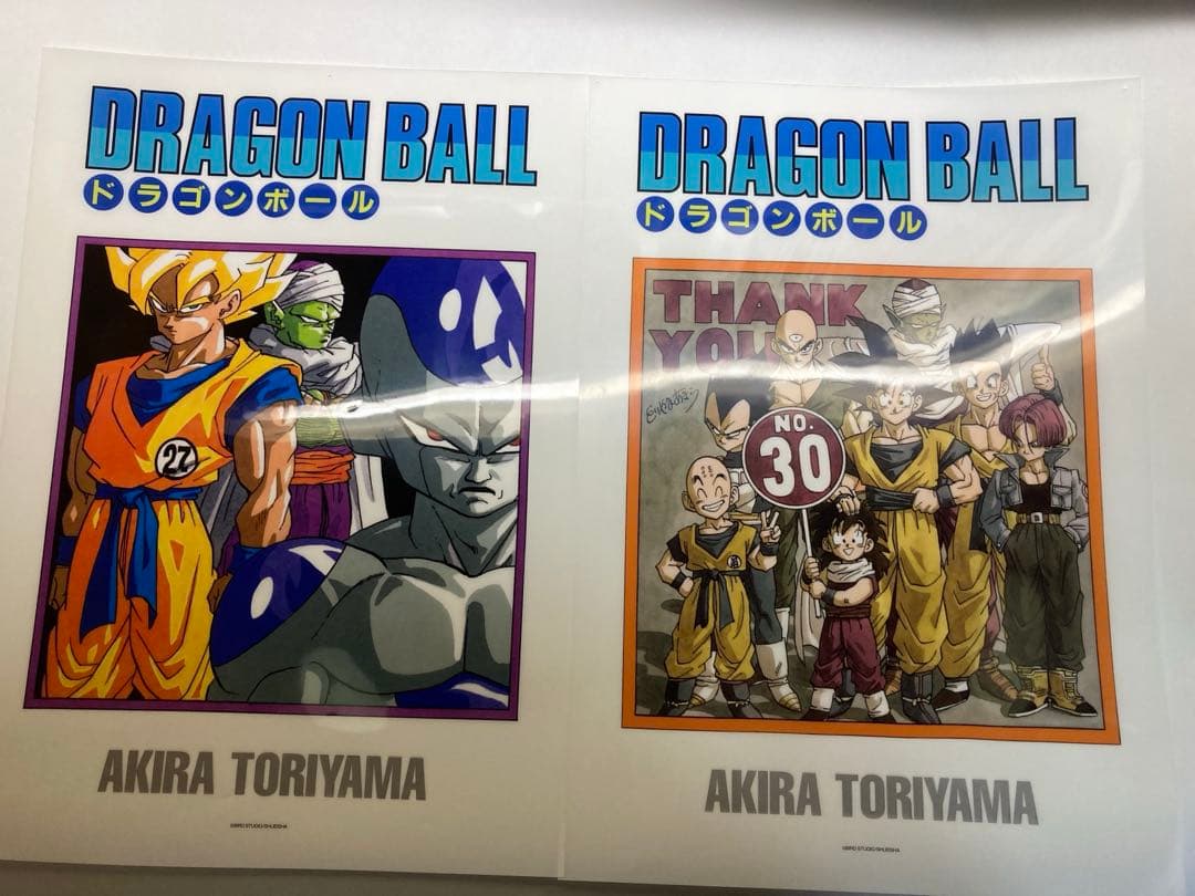 ジャンプショップ限定 ドラゴンボール コミック表紙 クリアポスター 2