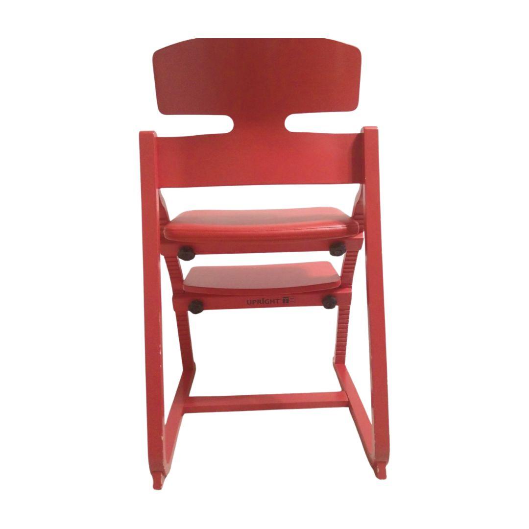 アップライトチェア 豊橋木工 toyomoku 子供椅子 up right 赤