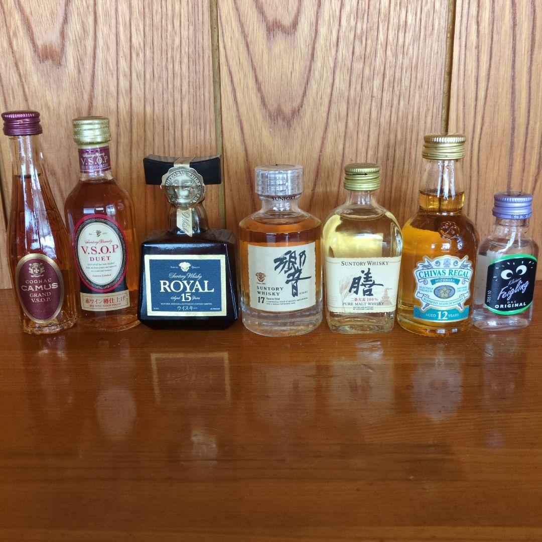 ウイスキー ミニボトル7本セット 響 - メルカリ