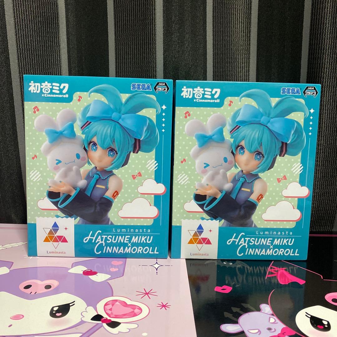 初音ミク シナモロール Luminasta ちょこのせ フィギュア セット