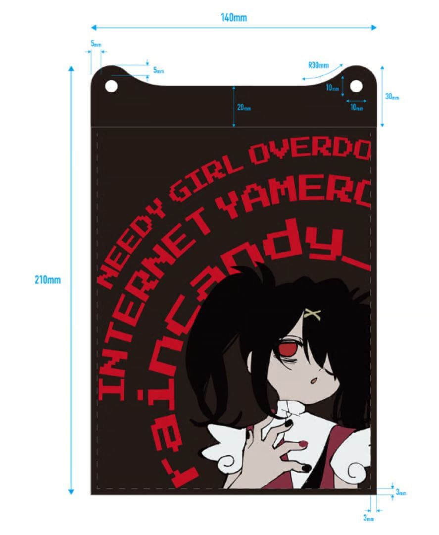 【ニディガ展】スマホショルダーバックver.2（あめちゃん 超てんちゃん）