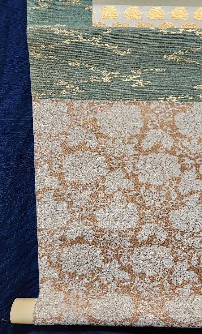 【四条河原夕涼み図】大崎晴山 1013 京都鴨川床 共箱 掛け軸 肉筆 涼し掛