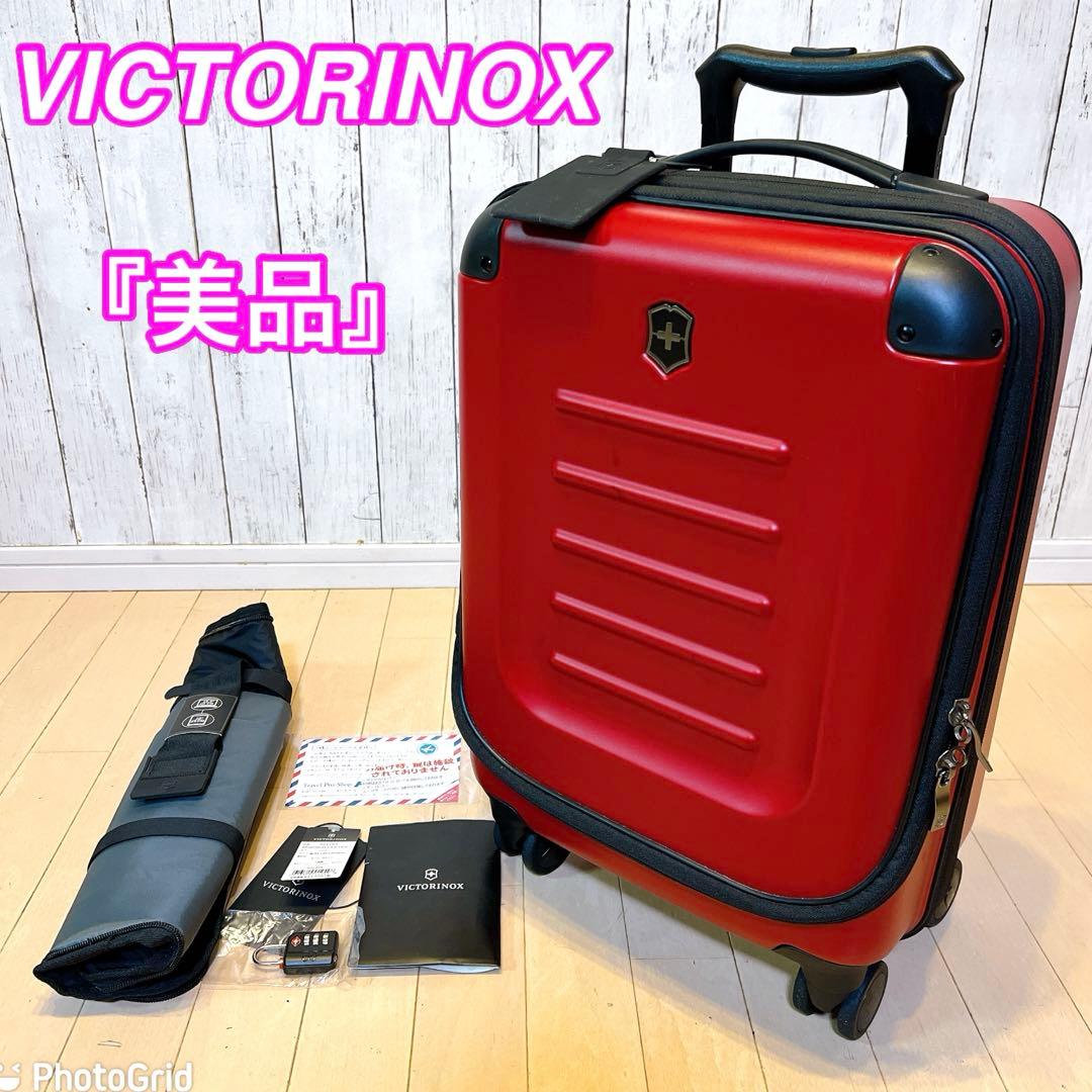 美品】VICTORINOX キャリーケース スーツケース 4輪 レッド - メルカリ