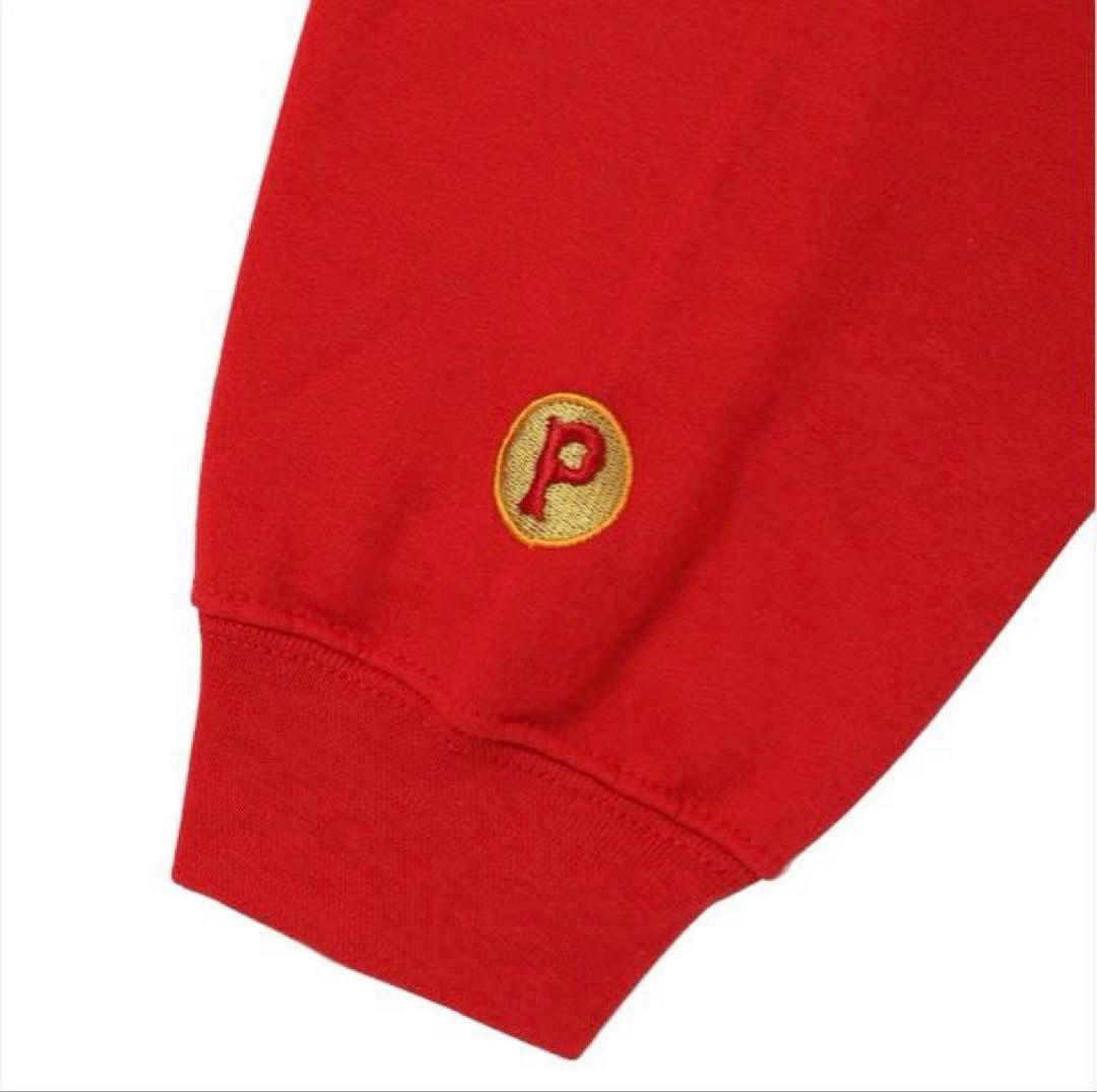 美品☆ PORKCHOP ポークチョップ パーカー フーディ L 赤 キムタク