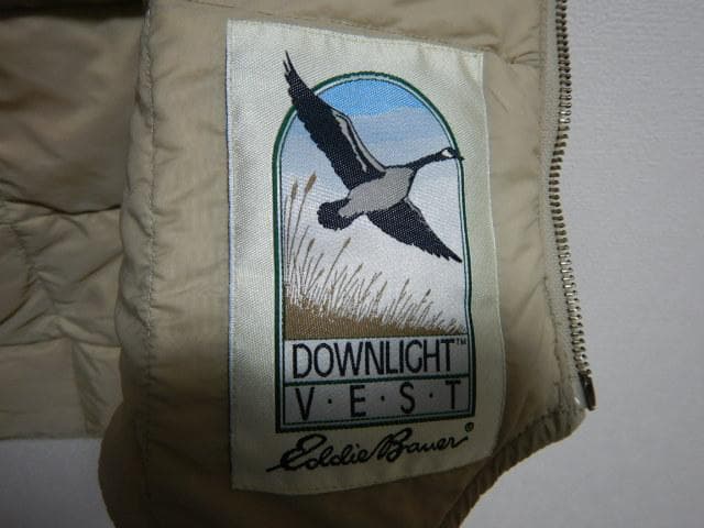 90s 80s エディーバウアー ダウンベスト Eddie Bauer 黒タグ