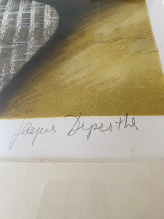 ジャック　デペルト　リトグラフ