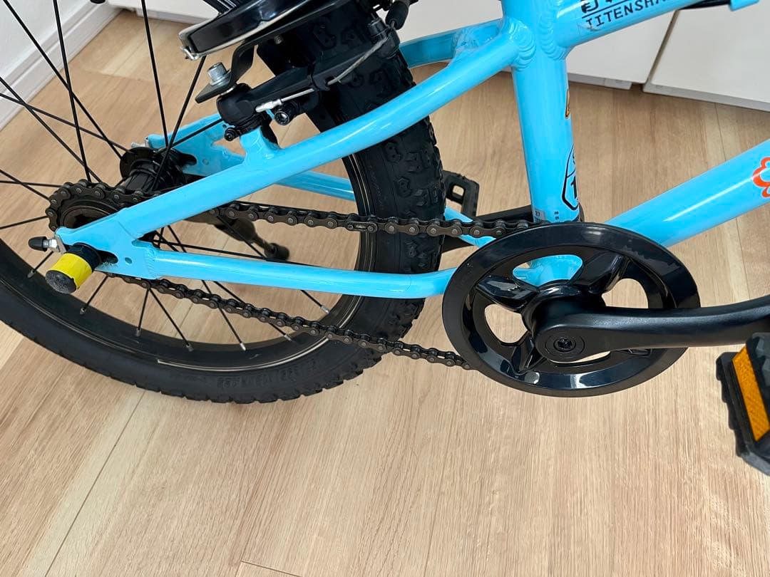 送料込み　純正カゴ付き　ヨツバサイクル　Zero　18インチ ラムネブルー