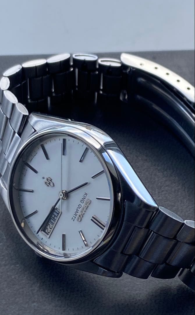セイコー SEIKOキングクォーツ　アンティーク　極美品