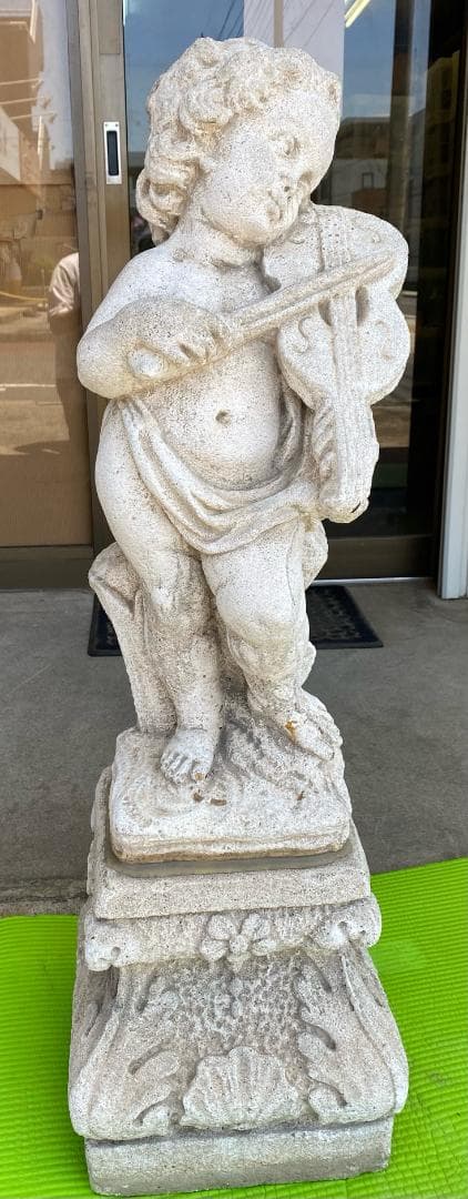 子どもの石像ヨーロッパアンティーク彫刻石像