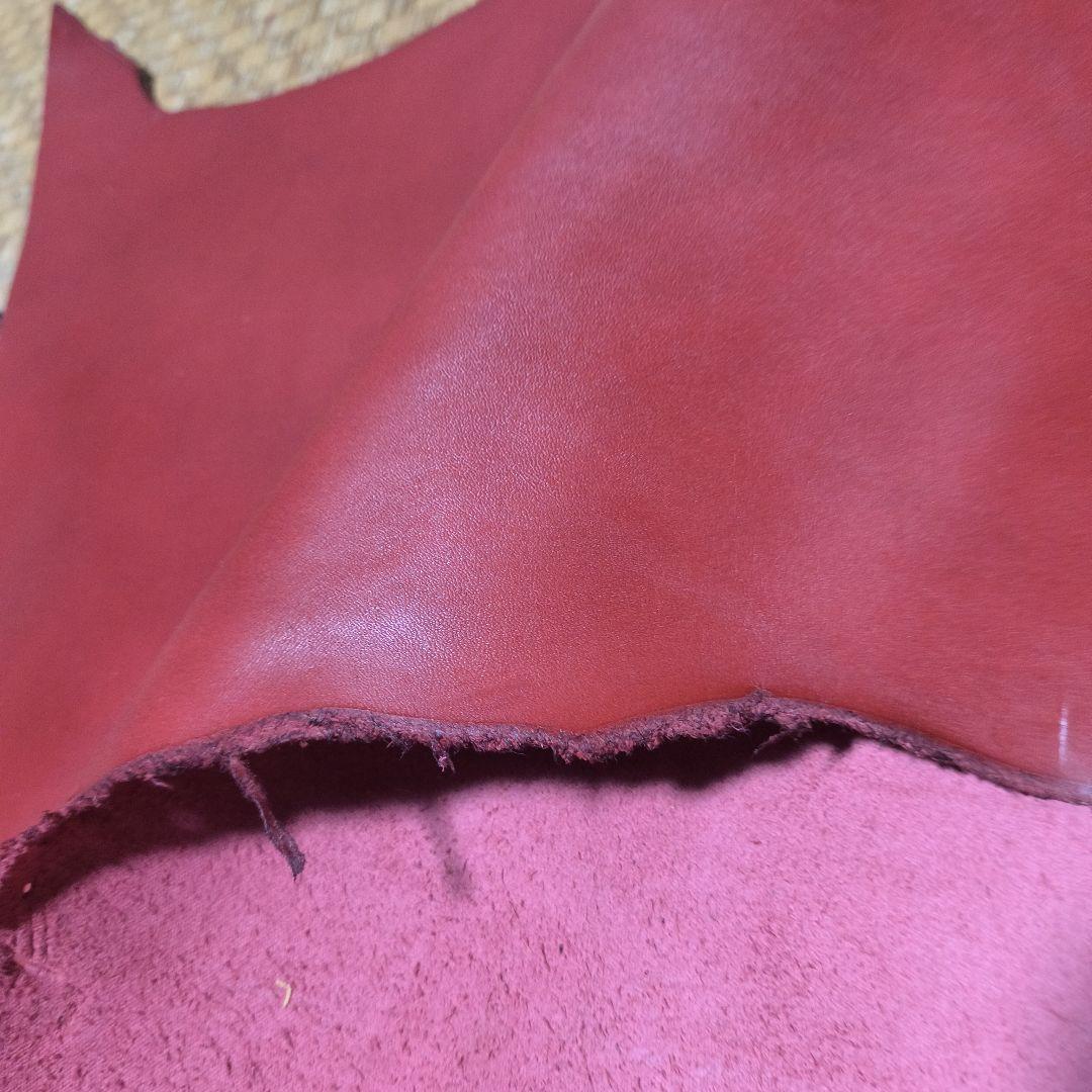 姫路レザー半裁赤×１ 黒×１