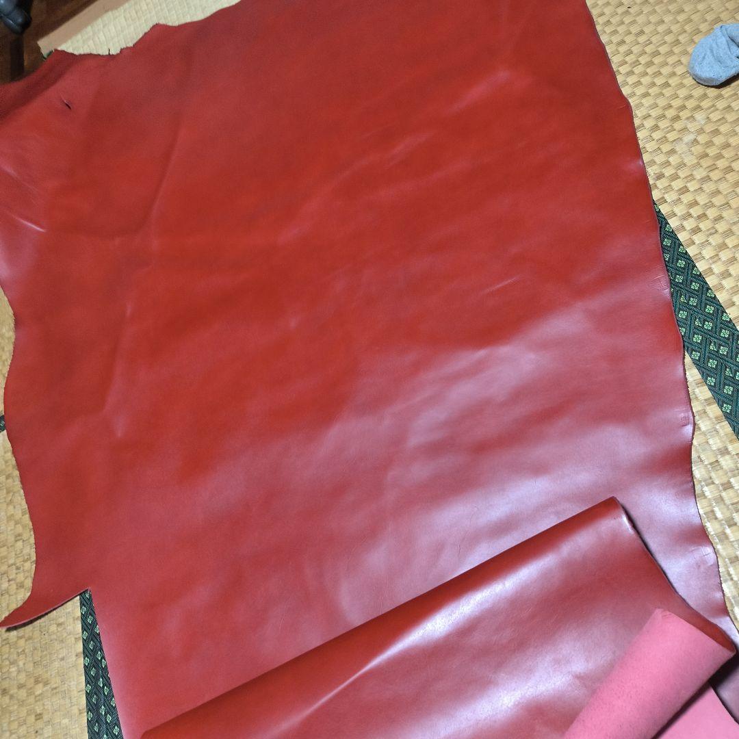 姫路レザー半裁赤×１ 黒×１