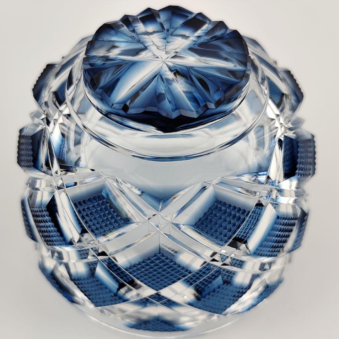 超希少品☆復刻 薩摩切子 碗 松浦正行 美品 完品（切子、江戸切子、薩摩切子）