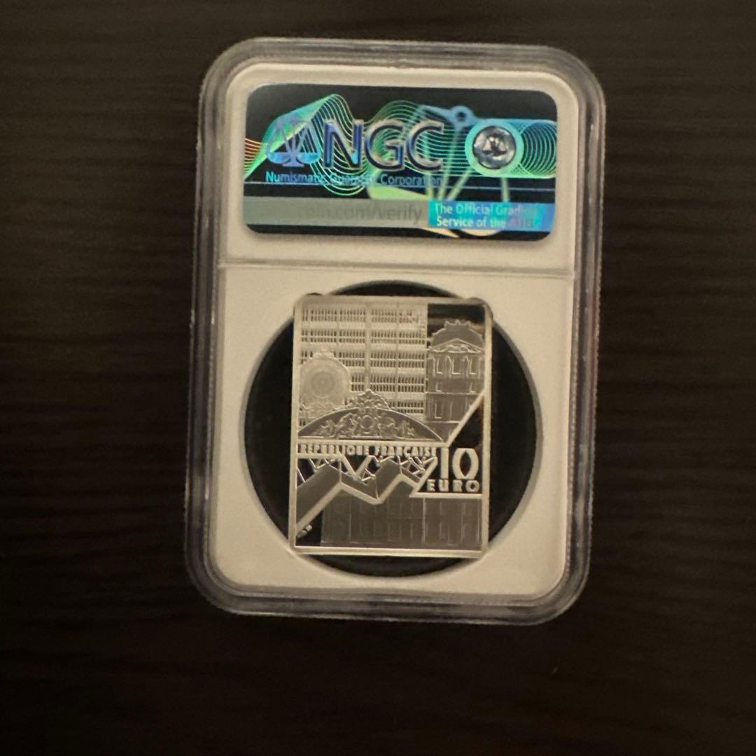 銀貨【純銀】 NGC PF70 真珠の耳飾りの少女