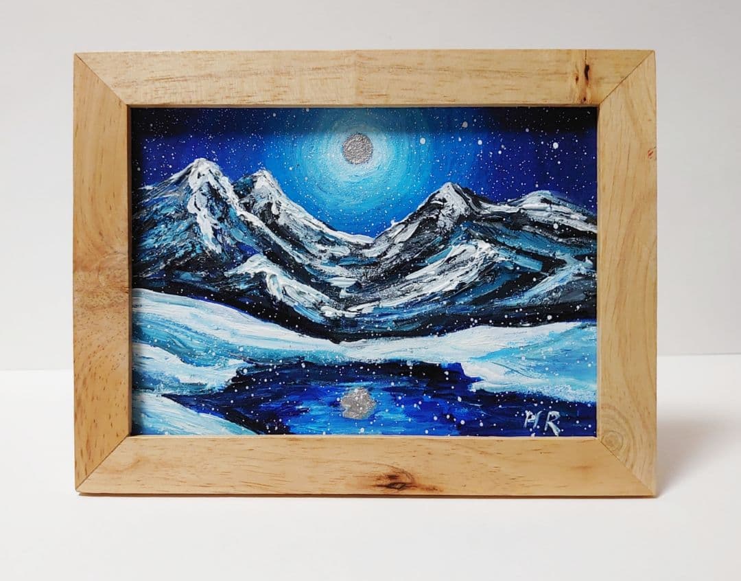 油絵絵画「群れ」「はまごいわし」SEA FANTASY F8