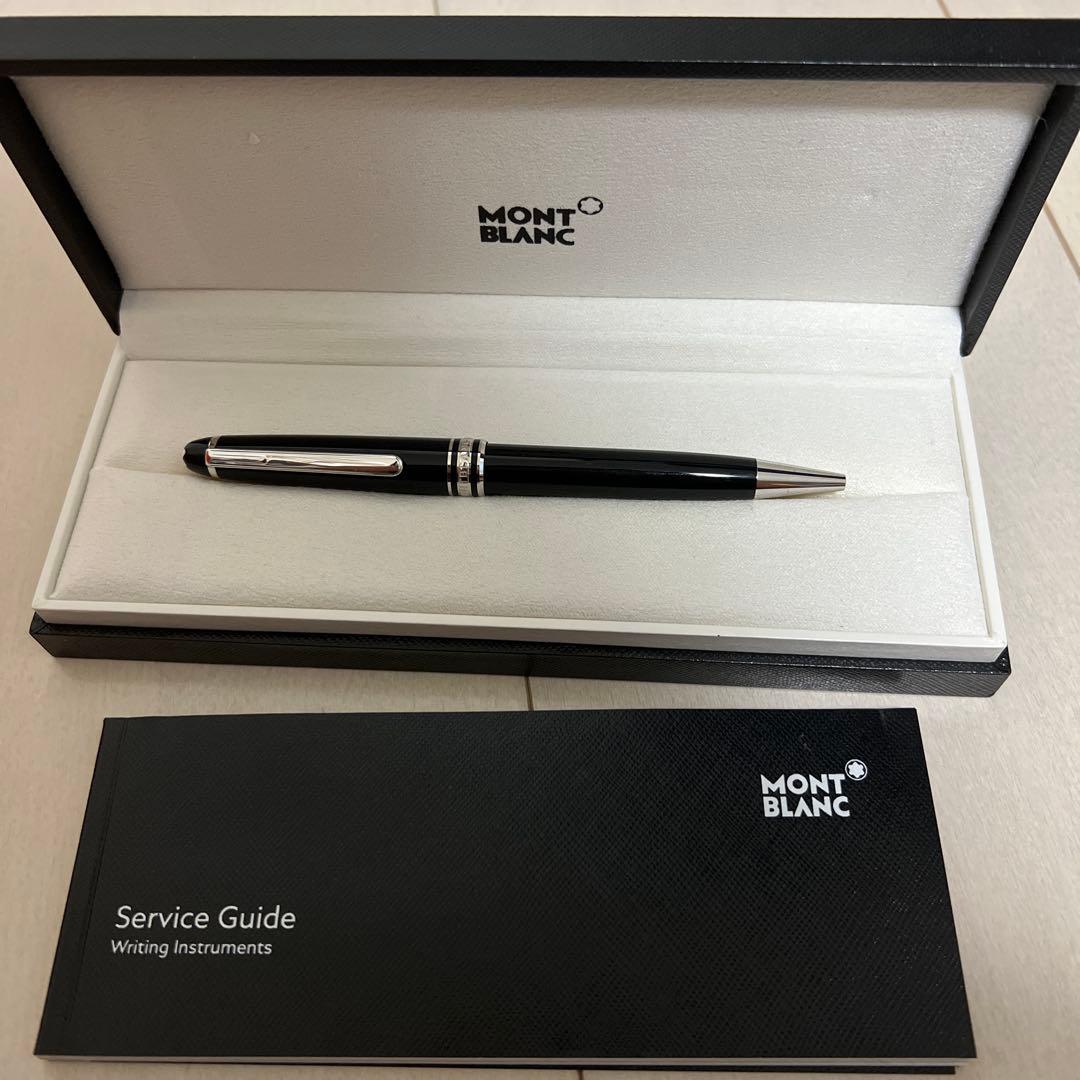 美品　MONT BLANC ブラックボールペン 本体　プラチナ　クラシック 美品 MONT BLANC ブラックボールペン 本体 プラチナ クラシック 名入れ