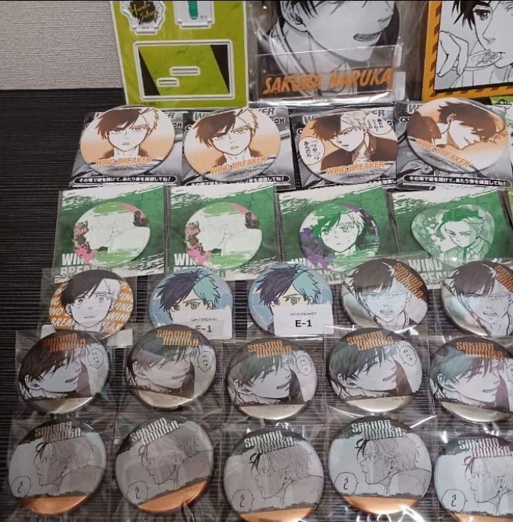 WIND BREAKER 桜遥　くじメイト　缶バッジ　アクスタ　特典カード