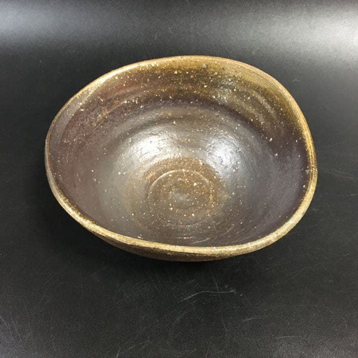 名工 中村六郎 窯変備前焼 茶碗 共箱 本物保証 未使用品 金重陶陽