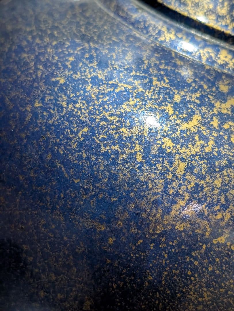 花瓶 イタリア コバルト 花瓶 Seguso Vetri d´Arte ？